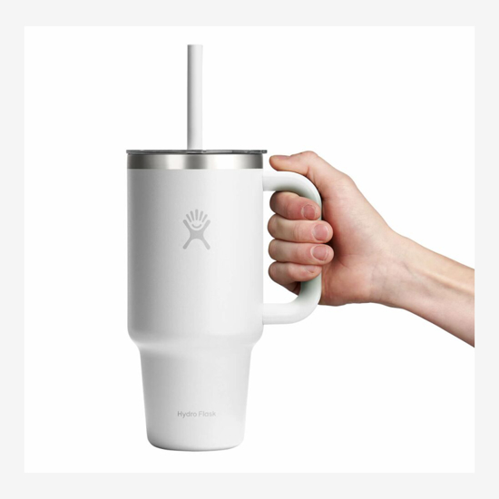 HYDRO FLASK 32 oz TRAVEL TUMBLER TT32PSCC110 946 ml white