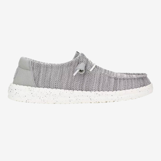 HEYDUDE ž čevlji 41878-007 WENDY STRETCH SOX light grey