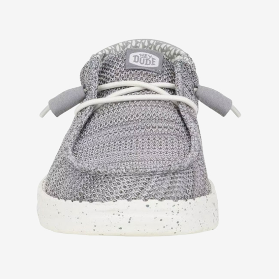 HEYDUDE ž čevlji 41878-007 WENDY STRETCH SOX light grey