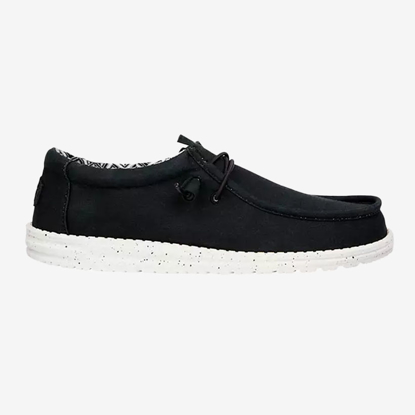 HEYDUDE m čevlji 40700-066 WALLY CANVAS black white