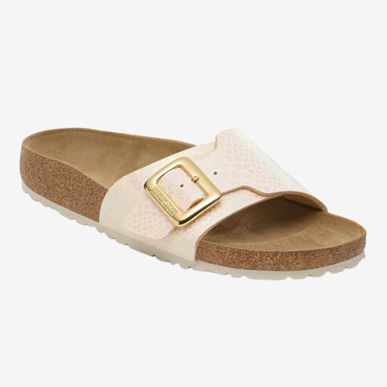 BIRKENSTOCK natikači 1030249 CATALINA - regular - shiny snake cream