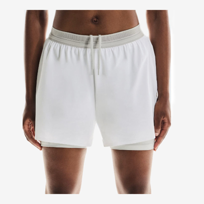 On ž hlače 1WF10120813 3" PERFORMANCE 2/1 SHORTS white glacier