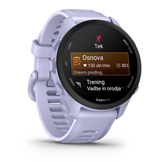 GARMIN športna ura FORERUNNER ® 70 010-04307-03 cool lavender