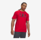 UNDER ARMOUR m majica CENTER LOGO SHORT SLEEVE red dark maroon