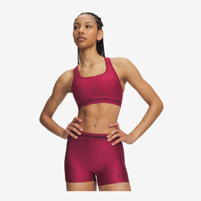 UNDER ARMOUR ž trening top 1361034-622 MID CROSSBACK SPORTS BRA claret ox blood