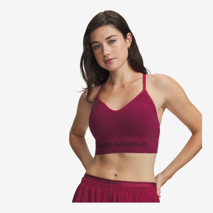 UNDER ARMOUR ž trening top 1384417-622 VANISH SEAMLESS LOW SPORTS BRA claret ox blood