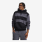 UNDER ARMOUR m kapucar RIVAL FLEECE STRIPED HOODIE ultimate black gray