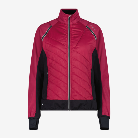 CMP ž softshell/brezrokavnik 30A2276 C489 WOMEN JACKET WITH DETACHABLE SLEEVES amaranto