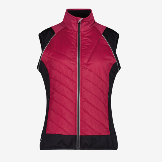 CMP ž softshell/brezrokavnik 30A2276 C489 WOMEN JACKET WITH DETACHABLE SLEEVES amaranto