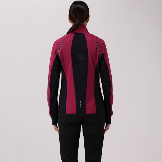 CMP ž softshell/brezrokavnik 30A2276 C489 WOMEN JACKET WITH DETACHABLE SLEEVES amaranto