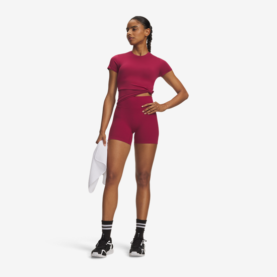 UNDER ARMOUR ž hlače 6013790-622 MOTION MIDDY SHORTS claret ox blood