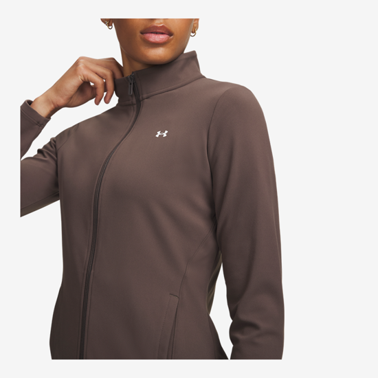 UNDER ARMOUR ž jopica 6013776-200 UA MOTION FULL ZIP peppercorn white