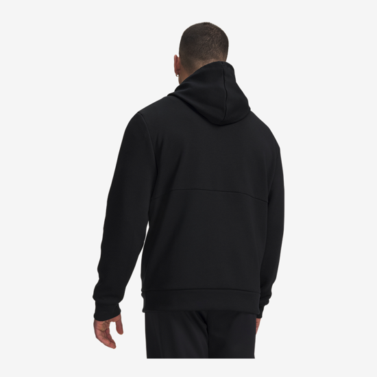 UNDER ARMOUR m kapucar 6010861-009 FLEX FLEECE ultimate black white