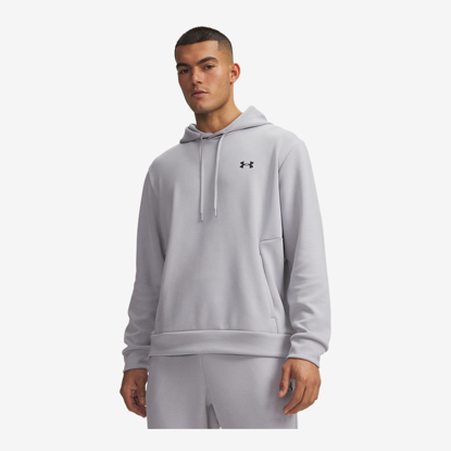 UNDER ARMOUR m kapucar 6010861-012 FLEX FLEECE HOODIE mod gray black