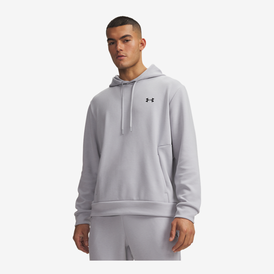 UNDER ARMOUR m kapucar 6010861-012 FLEX FLEECE HOODIE mod gray black