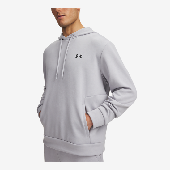 UNDER ARMOUR m kapucar 6010861-012 FLEX FLEECE HOODIE mod gray black
