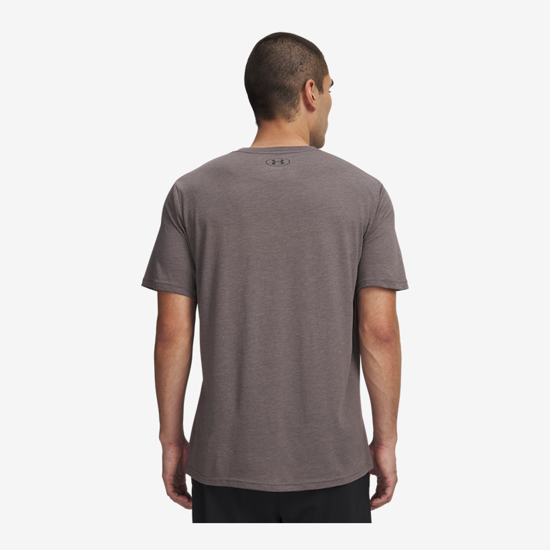 UNDER ARMOUR m majica 1326799-019 UA LEFT CHEST LOGO SHORT SLEEVE charcoal medium heather black