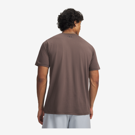 UNDER ARMOUR m majica 1326799-200 UA LEFT CHEST LOGO SHORT SLEEVE peppercorn black