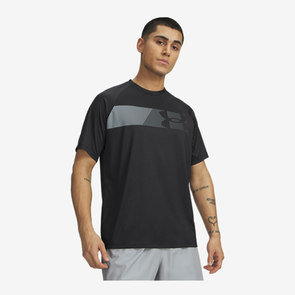 UNDER ARMOUR m majica 6014733-001 TECH GRAPHIC SHORT SLEEVE black