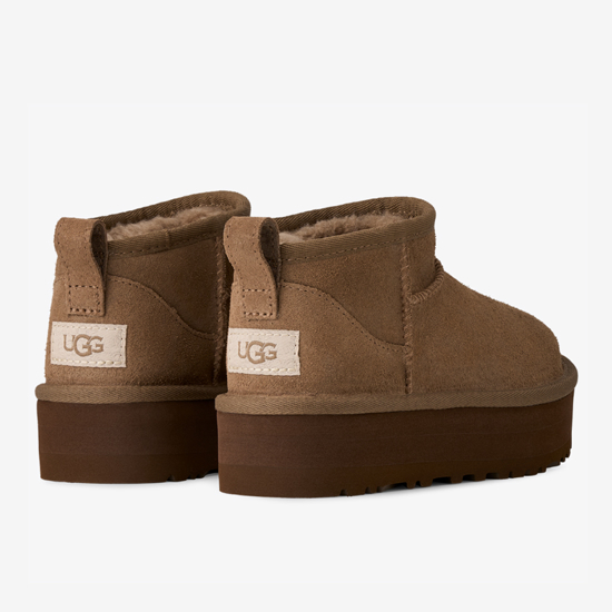 UGG otr škornji 1157791K CLASSIC ULTRA MINI PLATFORM light bronze