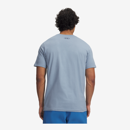 UNDER ARMOUR m majica 6016972-448 LOGO WORDMARK SHORT SLEEVE blue wind blue fog