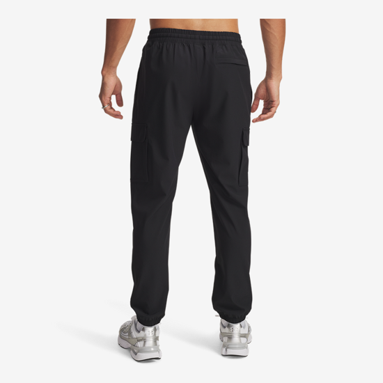 UNDER ARMOUR m hlače 1386558-001 VIBE WOVEN CARGO PANTS black white