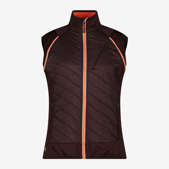 CMP ž softshell/brezrokavnik 30A2276 C595 WOMEN JACKET WITH DETACHABLE SLEEVES black berry