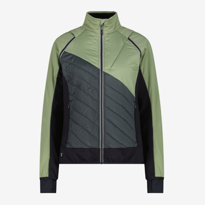 CMP ž softshell/brezrokavnik 30A2276 E624 WOMEN JACKET WITH DETACHABLE SLEEVES green tee
