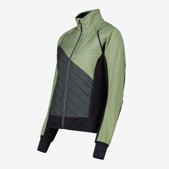 CMP ž softshell/brezrokavnik 30A2276 E624 WOMEN JACKET WITH DETACHABLE SLEEVES green tee