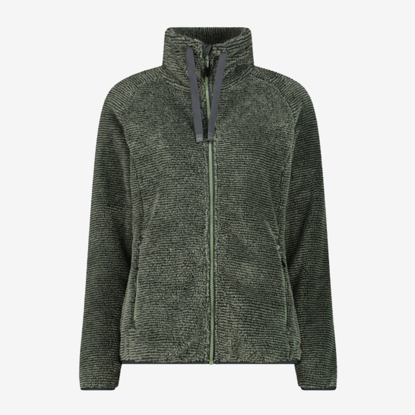 CMP ž jopica 36P2506 09FZ STRIPED FAUX FUR jungle green tea
