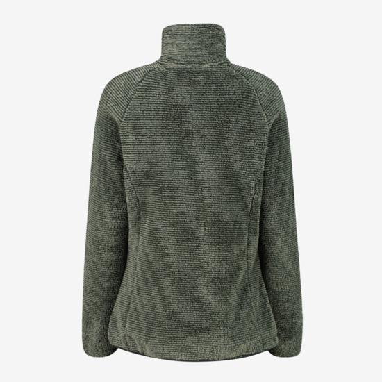 CMP ž jopica 36P2506 09FZ STRIPED FAUX FUR jungle green tea