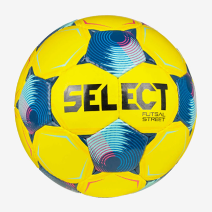 SELECT nogometna žoga STREET V26 yellow blue