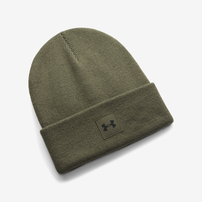 UNDER ARMOUR kapa 1373155-391 HALFTIME CUFF BEANIE marine OD green black