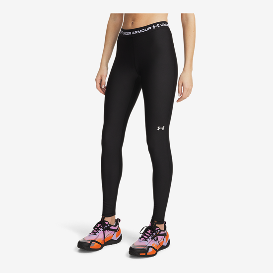 UNDER ARMOUR ž legice 6010002-008 HEATGEAR COMPRESSION LEGGINGS ultimate black white
