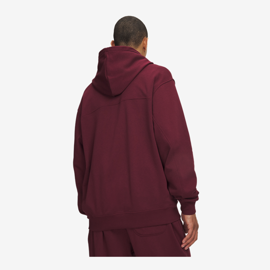 UNDER ARMOUR m kapucar 6014686-625 UA RIVAL LIGHTWEIGHT GRAPHIC HOODIE vintage maroon claret