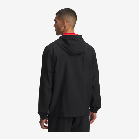 UNDER ARMOUR m jakna 6011267-002 TECH SPORT WOVEN JACKET black racer red