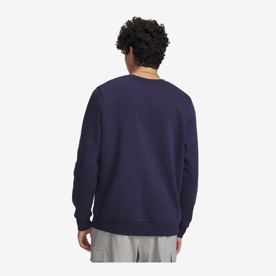 UNDER ARMOUR m pulover 1374250-410 ICON FLEECE CREW midnight navy white