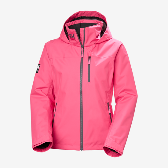 HELLY HANSEN ž jakna 34447 074 CREW HOODED MIDLAYER 2.0 hot pink