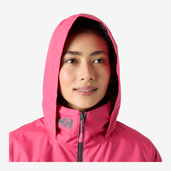HELLY HANSEN ž jakna 34447 074 CREW HOODED MIDLAYER 2.0 hot pink