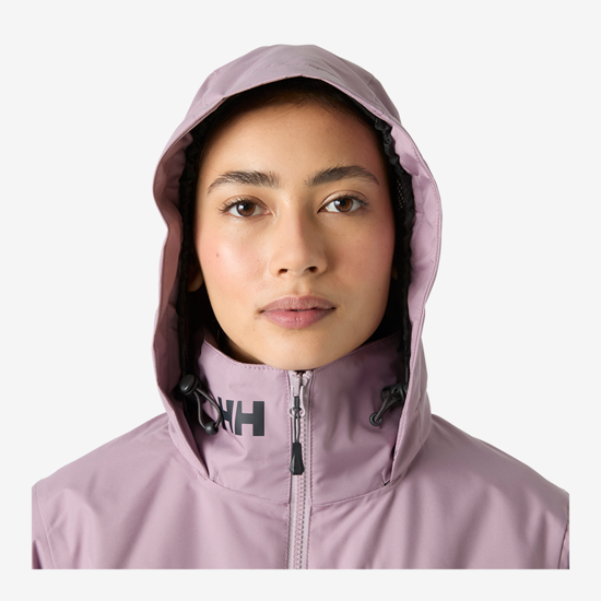 HELLY HANSEN ž jakna 34447 676 CREW HOODED MIDLAYER 2.0 purple clay