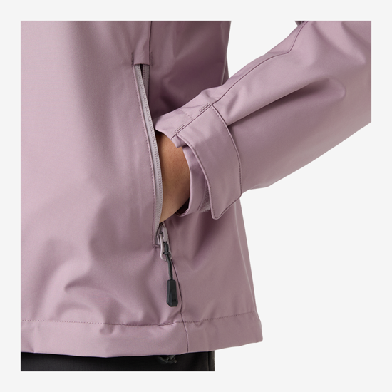 HELLY HANSEN ž jakna 34447 676 CREW HOODED MIDLAYER 2.0 purple clay