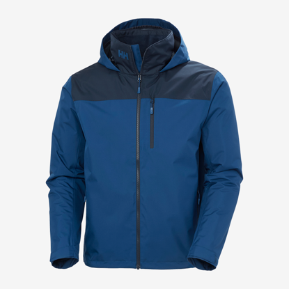 HELLY HANSEN m jakna 34442 507 CREW HOODED MIDLAYER SAILING JACKET 2.0 navy royal