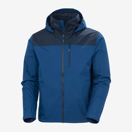 HELLY HANSEN m jakna 34442 507 CREW HOODED MIDLAYER SAILING JACKET 2.0 navy royal