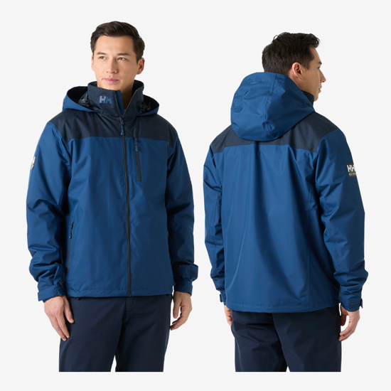 HELLY HANSEN m jakna 34442 507 CREW HOODED MIDLAYER SAILING JACKET 2.0 navy royal