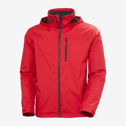 HELLY HANSEN m jakna 34442 597 CREW HOODED MIDLAYER SAILING JACKET 2.0 red