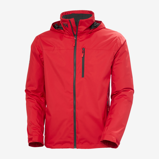 HELLY HANSEN m jakna 34442 597 CREW HOODED MIDLAYER SAILING JACKET 2.0 red