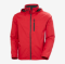 HELLY HANSEN m jakna CREW HOODED MIDLAYER SAILING JACKET 2.0 red