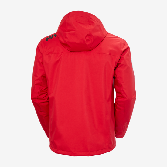 HELLY HANSEN m jakna 34442 597 CREW HOODED MIDLAYER SAILING JACKET 2.0 red