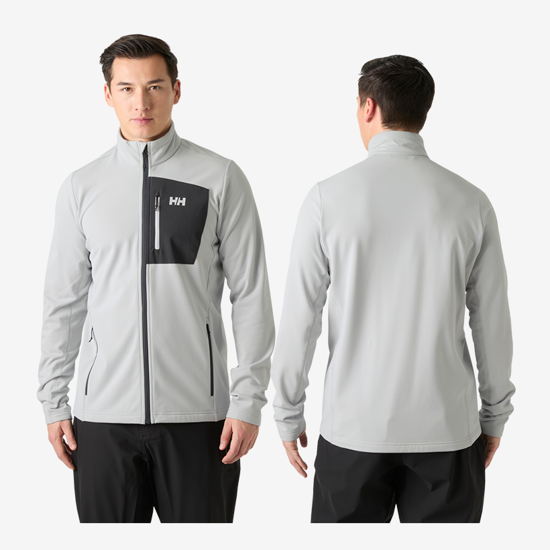 HELLY HANSEN m jopica 49604 853 VERSALITE FLEECE JACKET grey fog