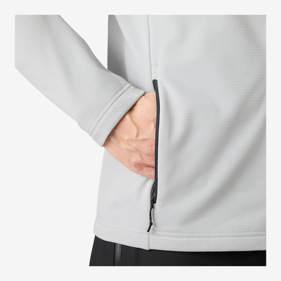 HELLY HANSEN m jopica 49604 853 VERSALITE FLEECE JACKET grey fog